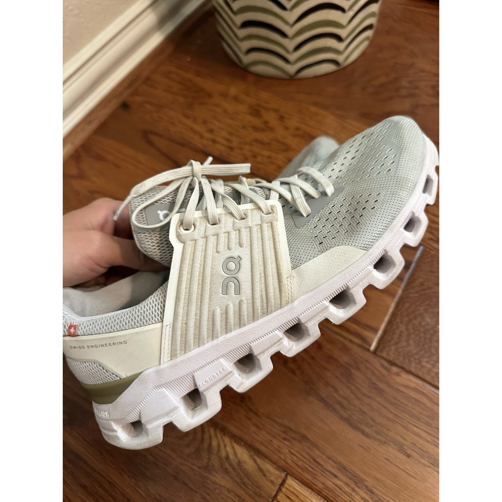 On Cloudswift Womens 9.5 Grey Ice Running Shoes Sneakers 41.99579 Flaw